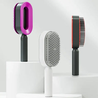 Self Cleaning Hair Brush - Kalmiik